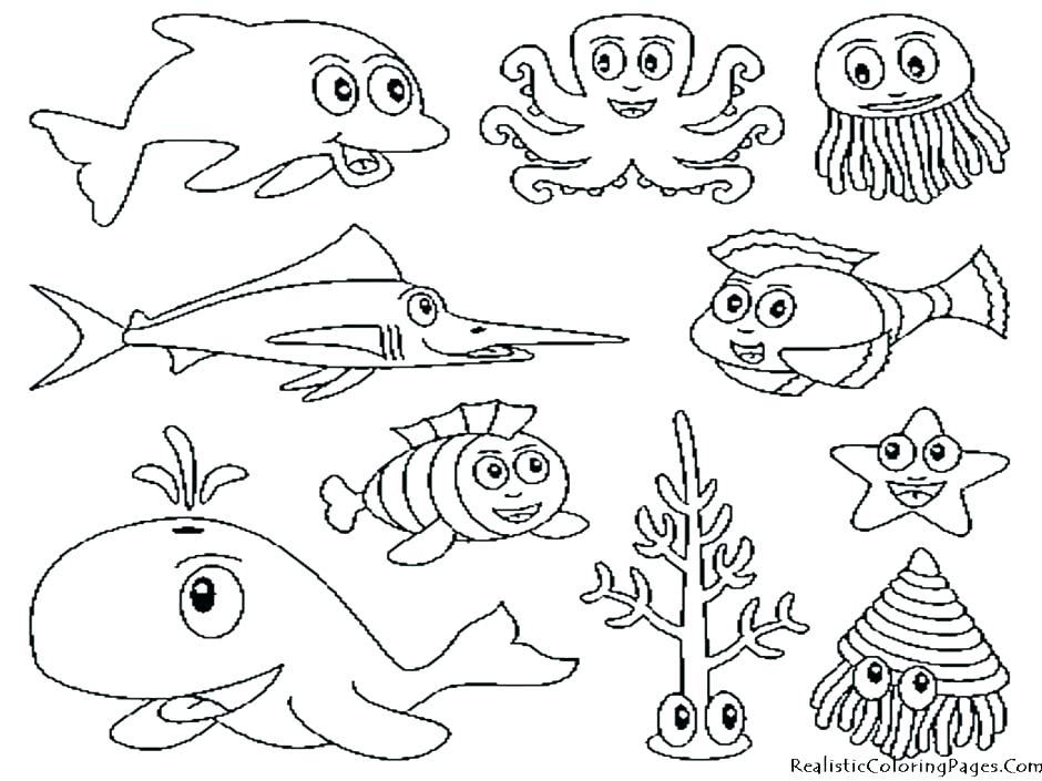 940x705 Coral Reef Coloring Pages Ocean Coloring Page Ocean Fish Coloring