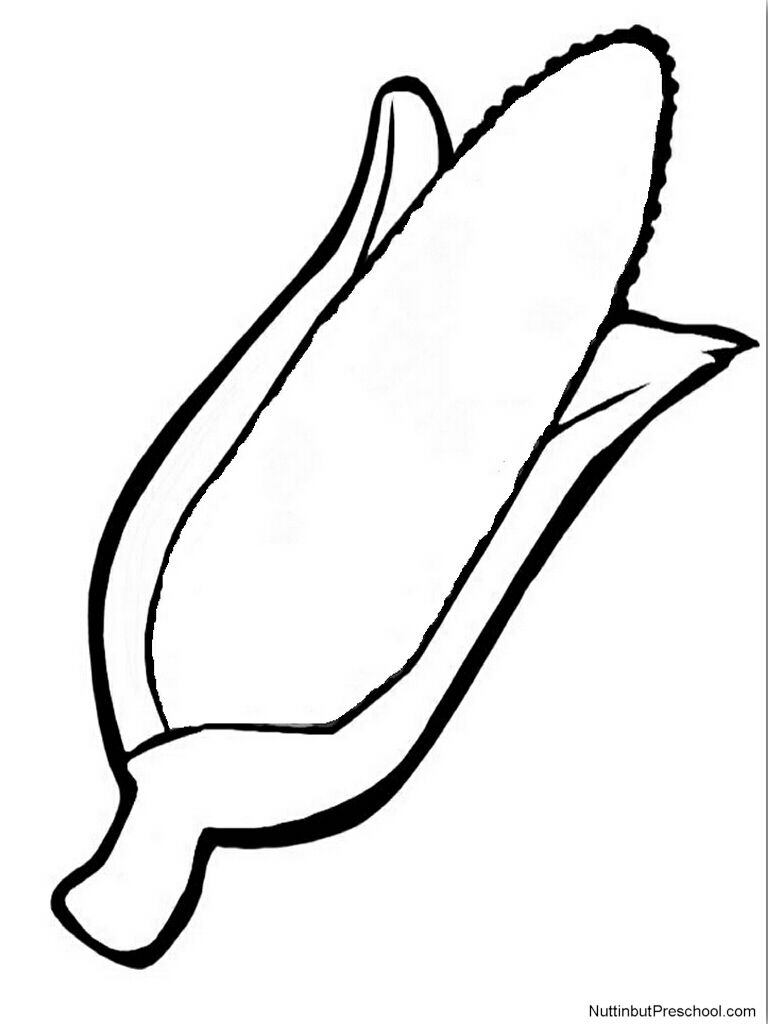 768x1024 Indian Symbols For Preschoolers Indian Corn Coloring Page