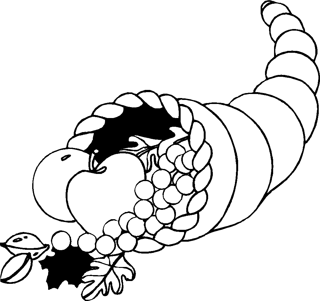 1024x964 Cornucopia Coloring Pages