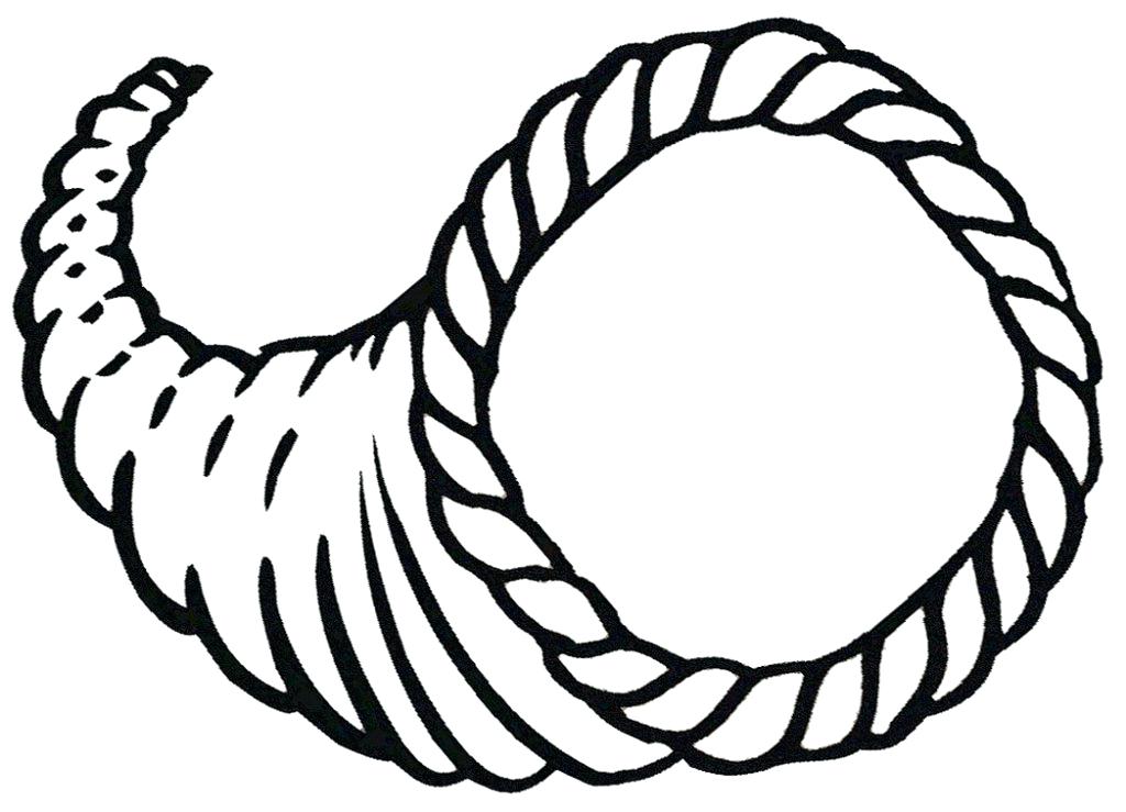 1024x739 Cornucopia Coloring Pages Cornucopia Coloring Page Cornucopia