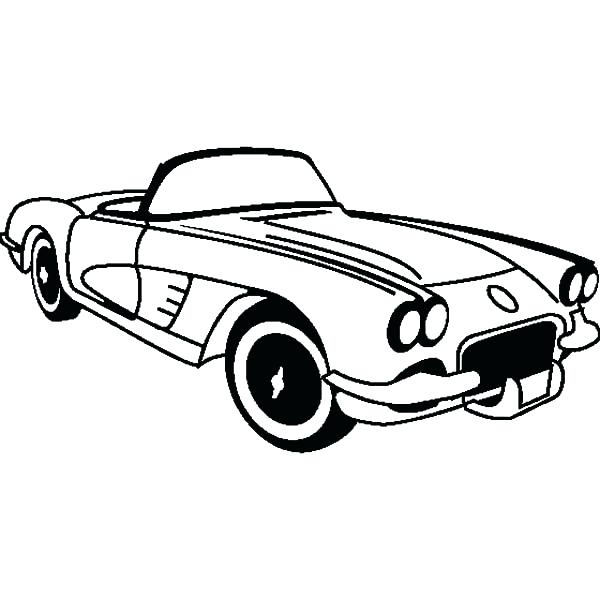 600x600 Corvette Coloring Page Corvette Coloring Pages Coloring Pages