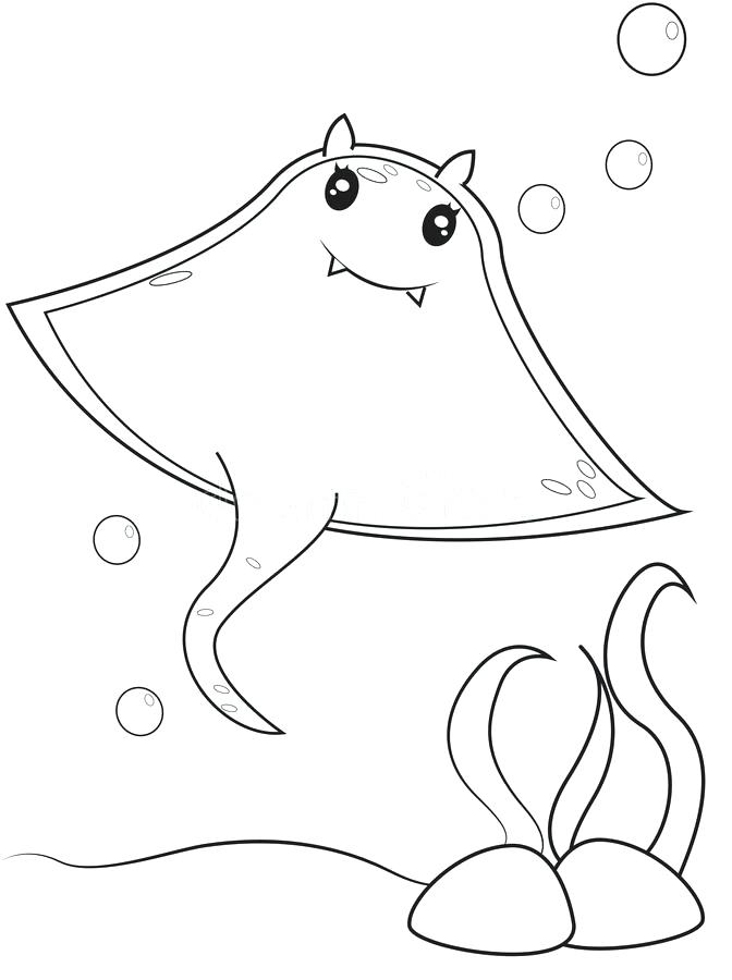 672x900 Stingray Coloring Page Download Stingray Coloring Page Stock