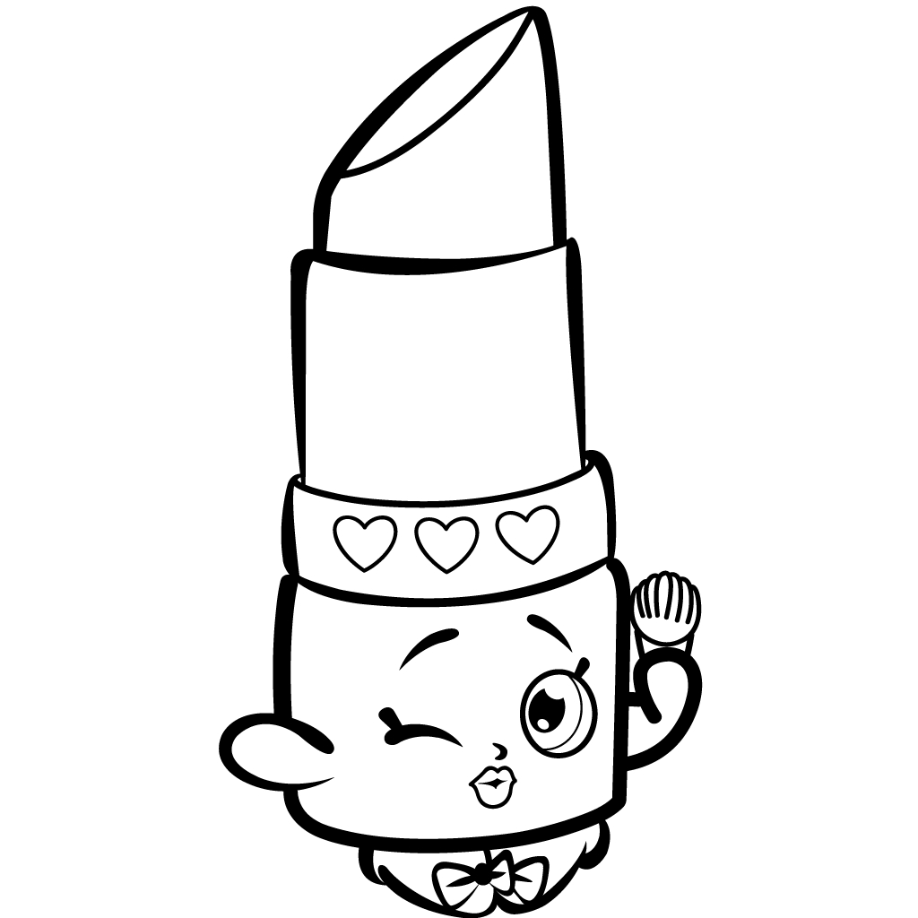1024x1024 Lipstick Coloring Pages Unique Lipstick Coloring Page Free