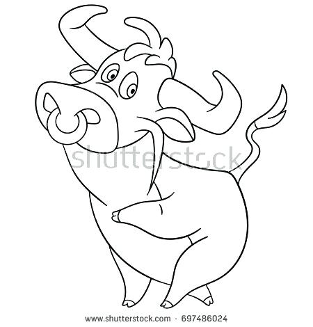 450x470 Bison Coloring Page Coloring Page Of Cartoon Bull Buffalo Ox Bison