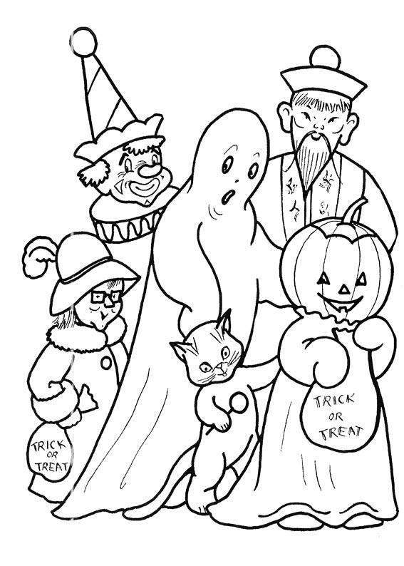 567x794 Halloween Costume Coloring Pages Costume Fun Halloween Coloring
