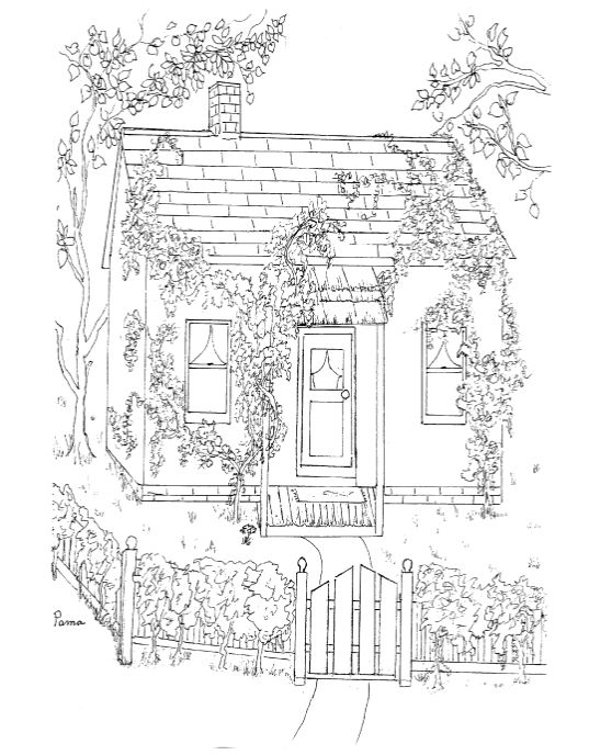 537x688 252 Best Structures Amp Rooms To Color Images