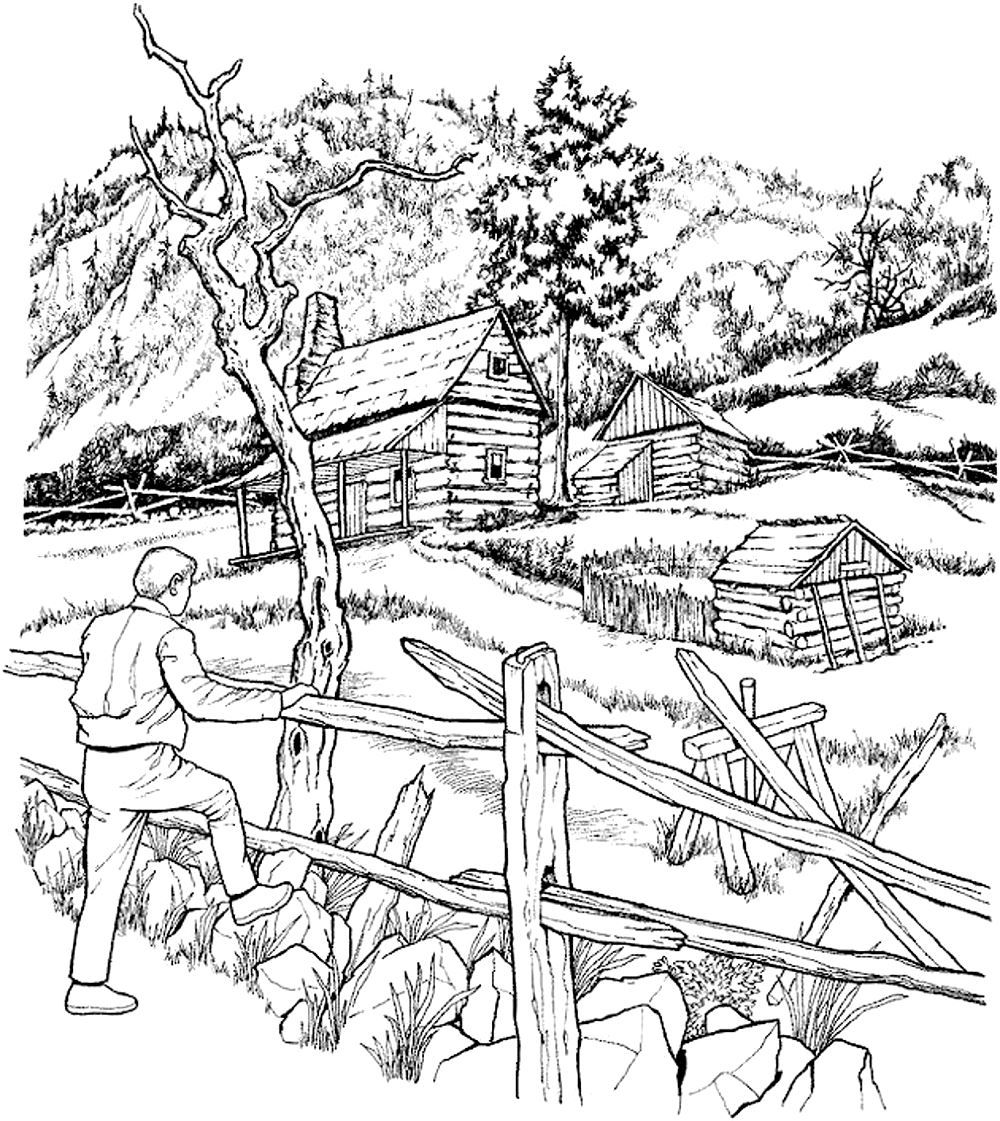 1000x1121 Free Coloring Page Adult Snowy Crayons