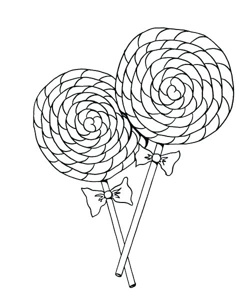 500x600 Candy Coloring Page Free Cotton Candy Coloring Pages Big Candy