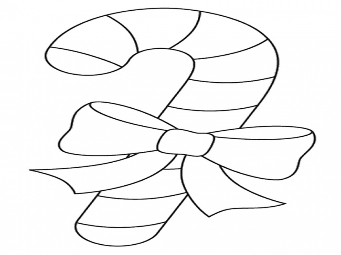 1152x864 Candy Coloring Pages Cotton Three Cane Page Kids