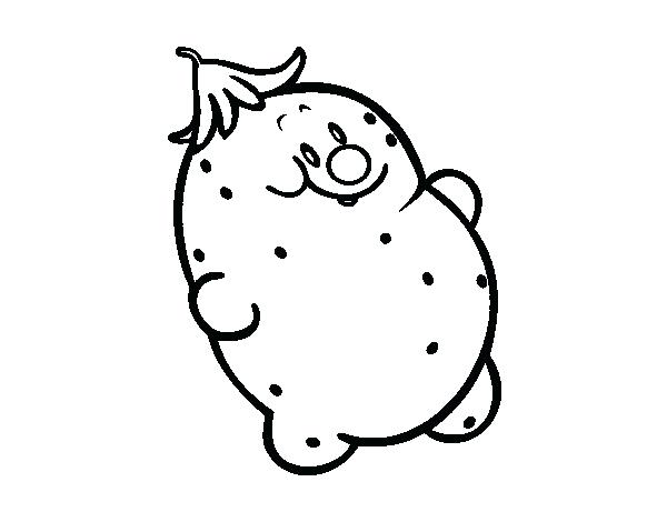 600x470 Potato Coloring Pages Potato Coloring Page Couch Potato Coloring
