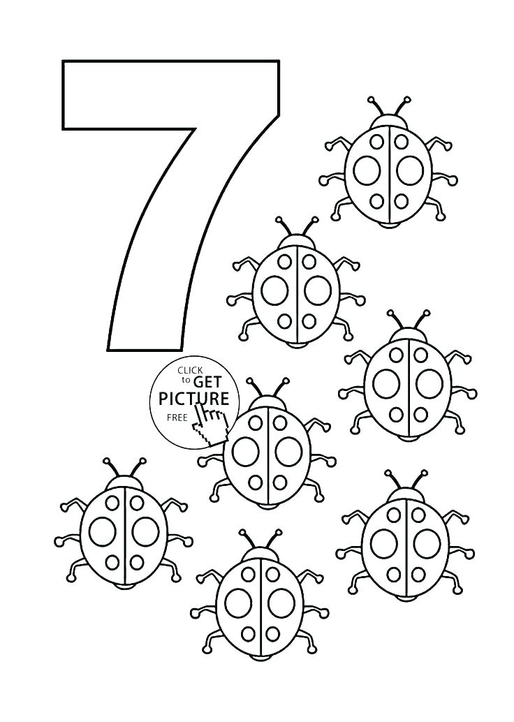 736x1034 Coloring Page Numbers Number Coloring Pages Coloring Pages