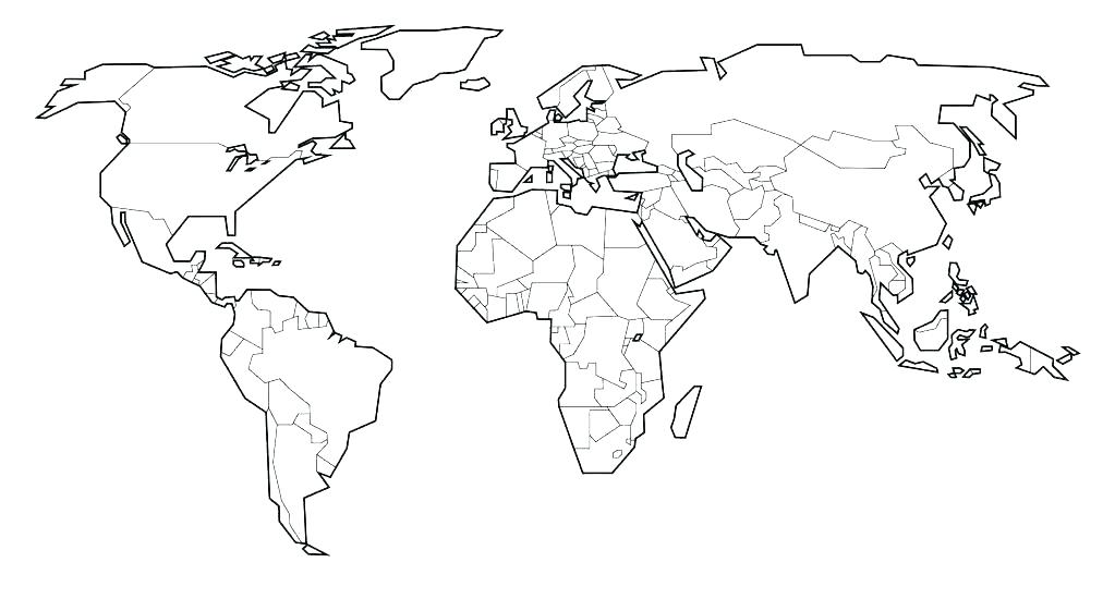 Countries Of The World Coloring Pages