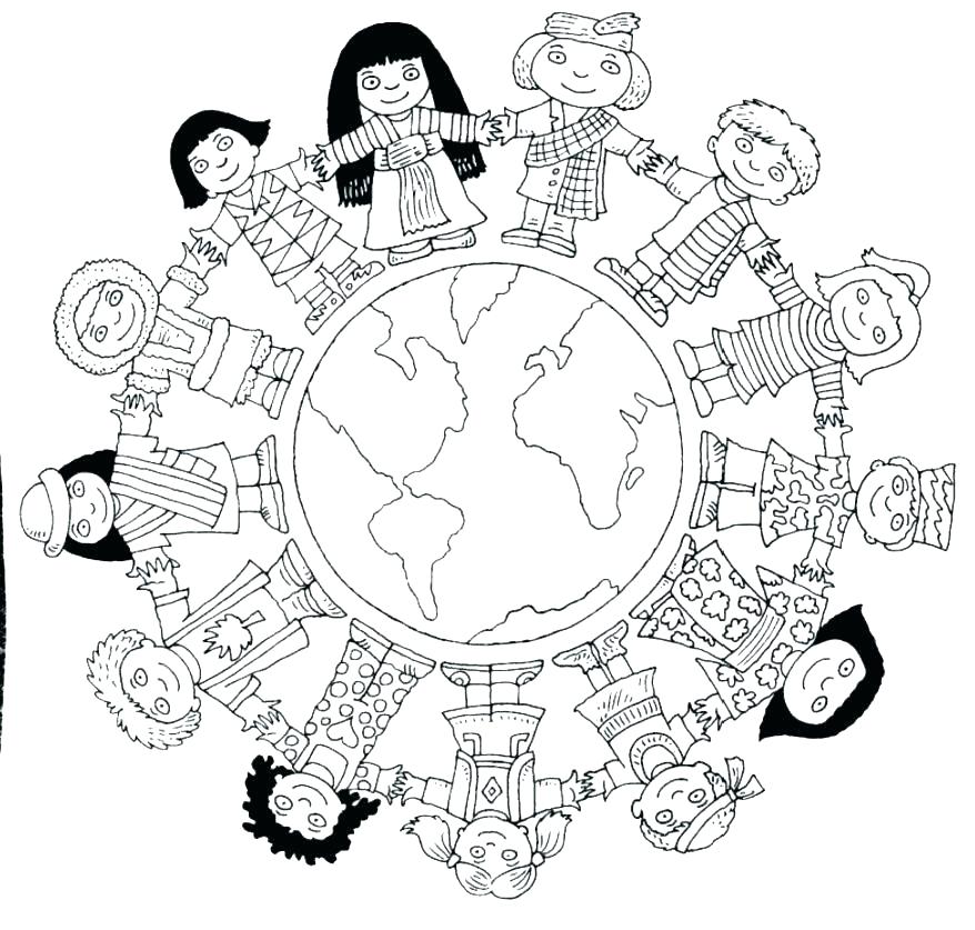 878x837 Countries Of The World Colouring Pages Map Coloring Page With Epic