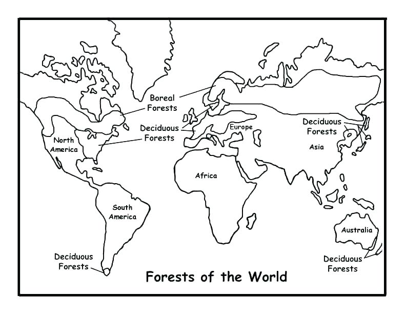 792x612 World Map Coloring Page With Countries World Coloring Page World