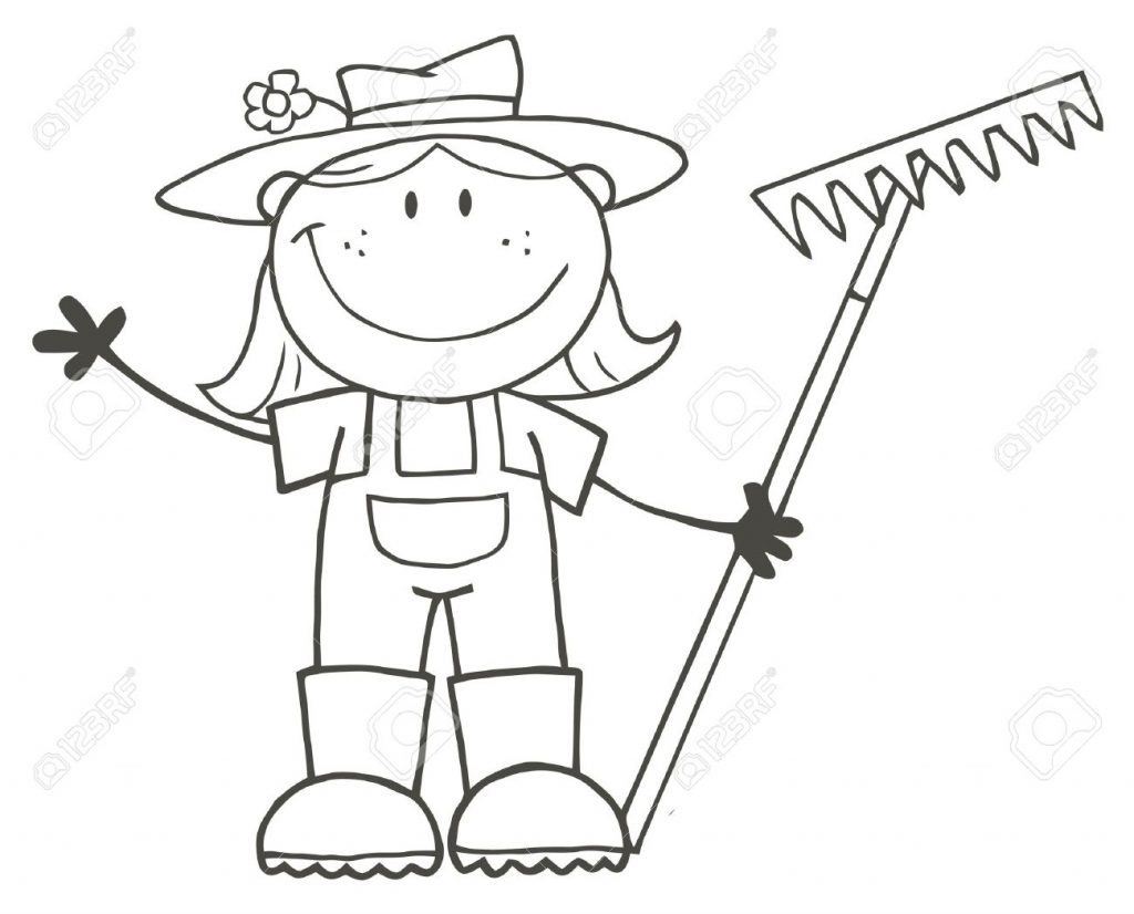 1024x826 Country Girl Coloring Pages