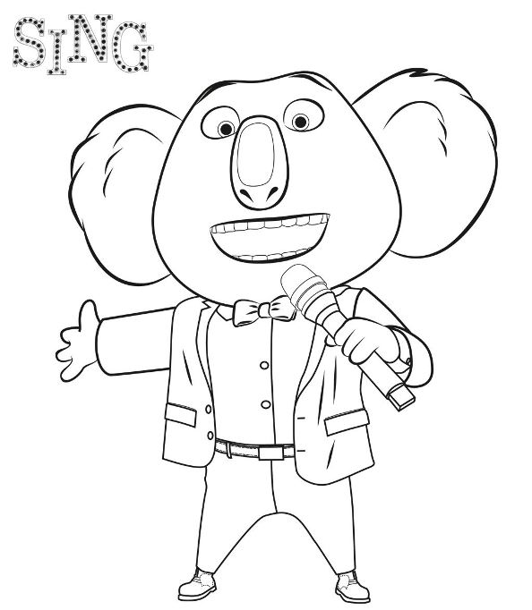 594x682 Gorgeous Ideas Singing Coloring Pages Kids N Fun Com 31 Of Sing