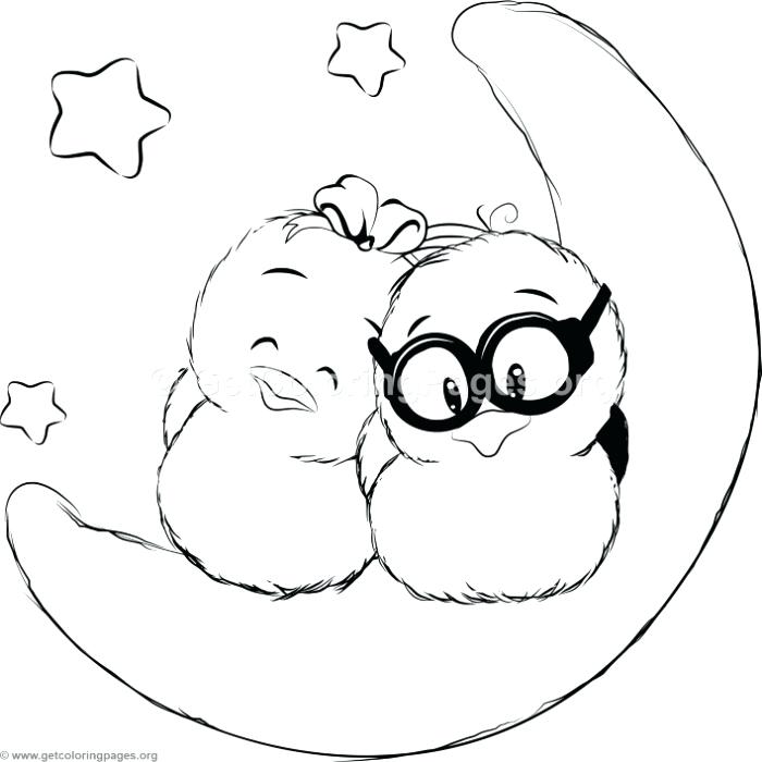 700x700 Cute Couple Coloring Pages Cute Cartoon Bird Couple Coloring Pages