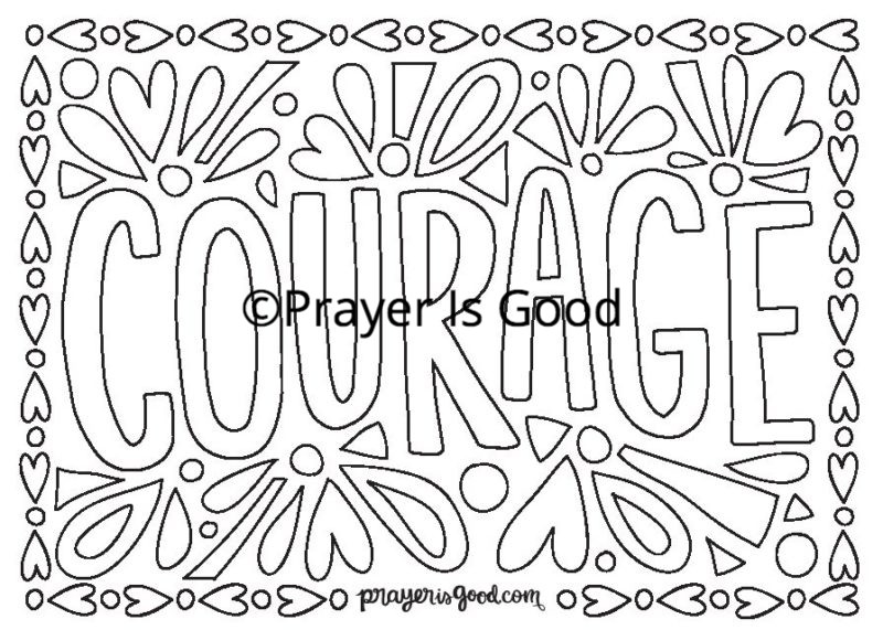 800x571 Download Our Courage Coloring Page Prayer Is Good