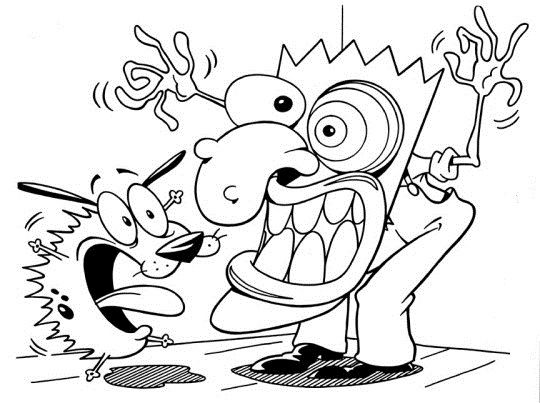 540x403 Courage The Cowardly Dog Shocked Courage The Cowardly Dog