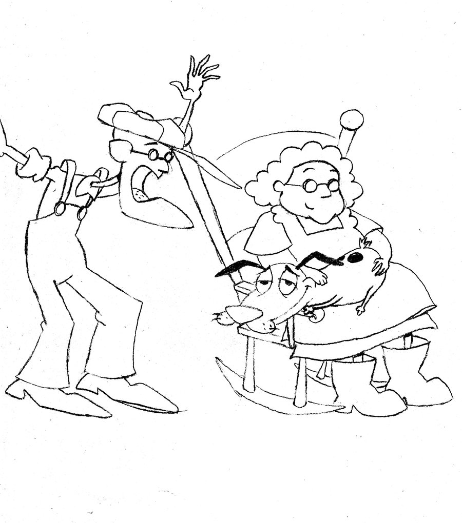 900x1020 Top 10 Courage The Cowardly Dog Coloring Pages Images And Pictures
