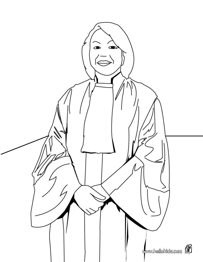 820x1060 Judge Coloring Pages