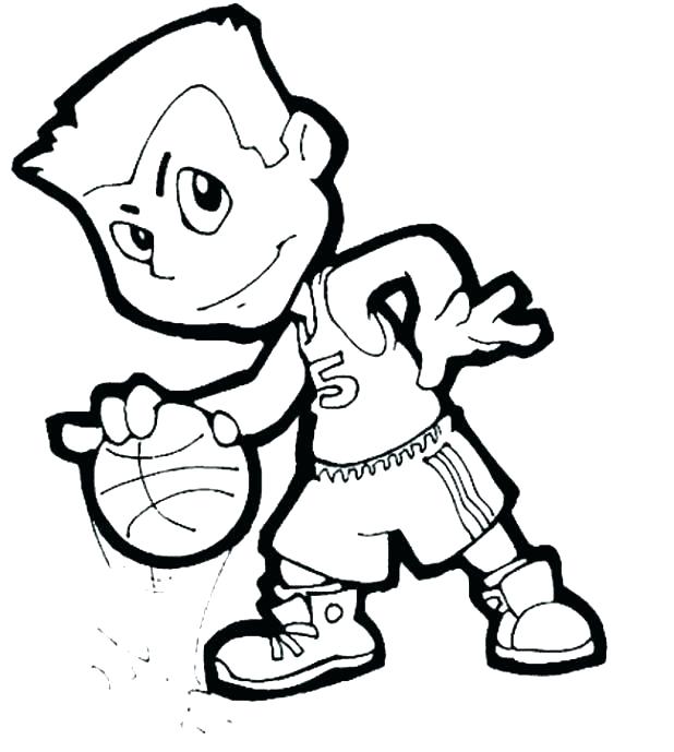 618x689 Basketball Court Coloring Page Basketball Court Coloring Page