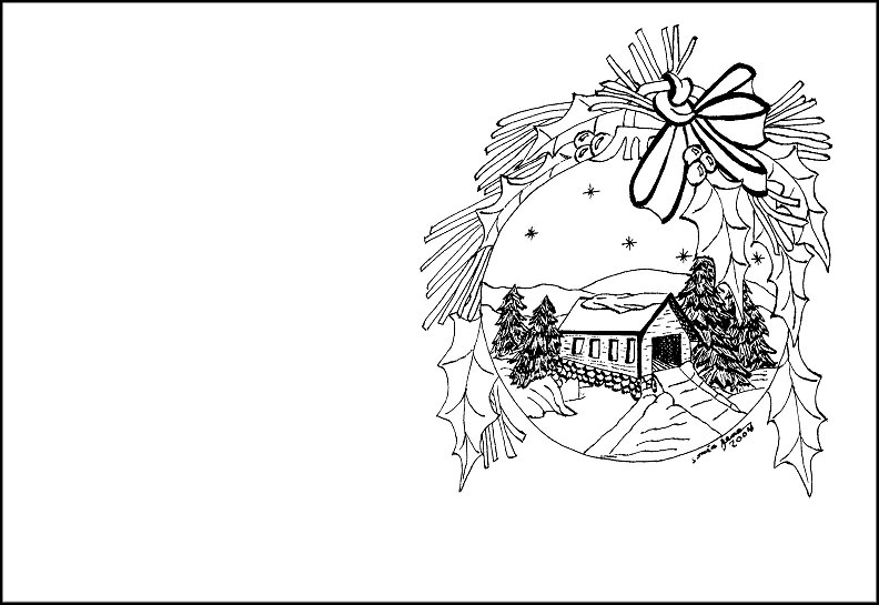 792x545 Christmas Coloring Pages For Cards