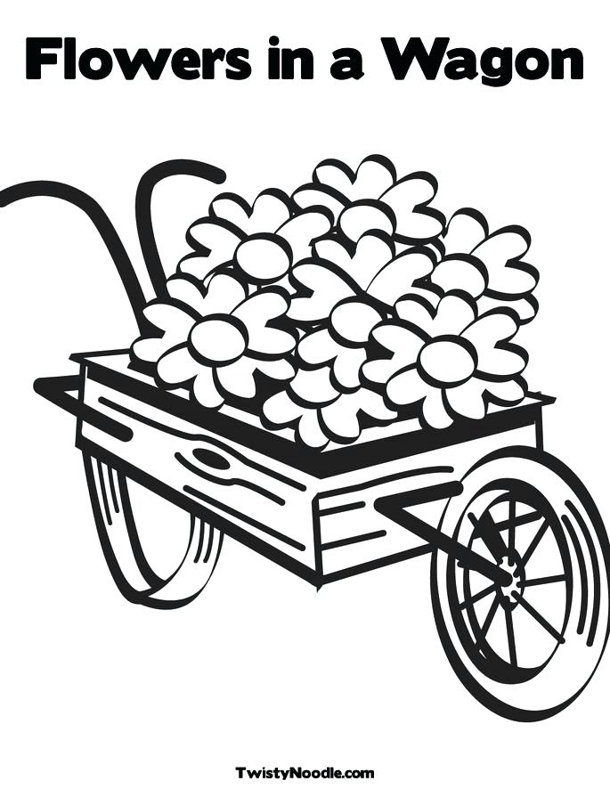 685x886 Covered Wagon Coloring Page Wagon Train Coloring Pages Pioneer