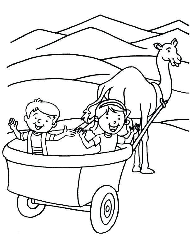 612x792 Hay Wagon Coloring Page Wagon Coloring Page Covered Wagon Coloring
