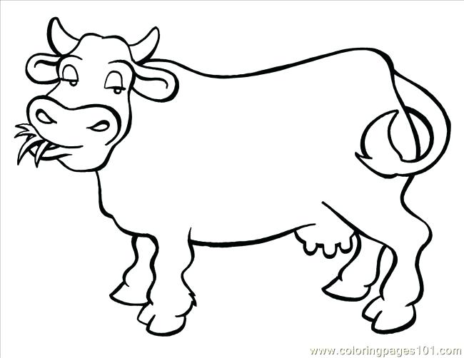 650x502 Cow Coloring Pages Cow Big Coloring Page Coloring Pages For Kids