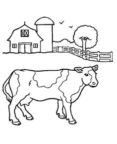 236x289 Coloring Page Cows