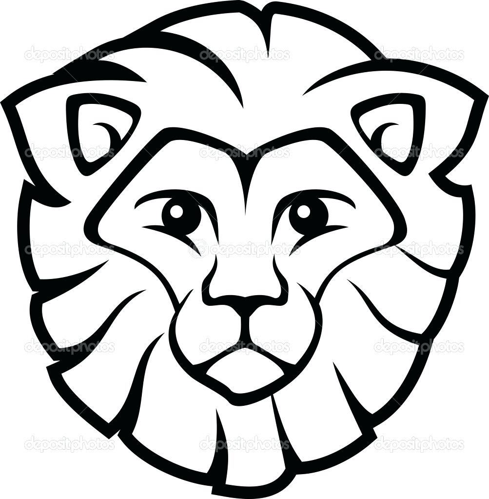 1003x1023 Cow Face Coloring Page
