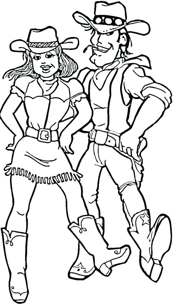600x1053 Cowgirl Coloring Pages Free Printable Cowgirl Coloring Pages