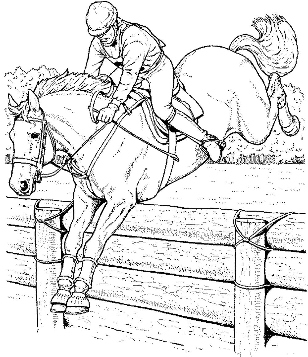 1000x1158 Fortune Race Horse Coloring Pages To Print Collection And Cowboy
