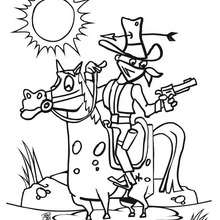 220x220 Horse Rodeo Coloring Pages