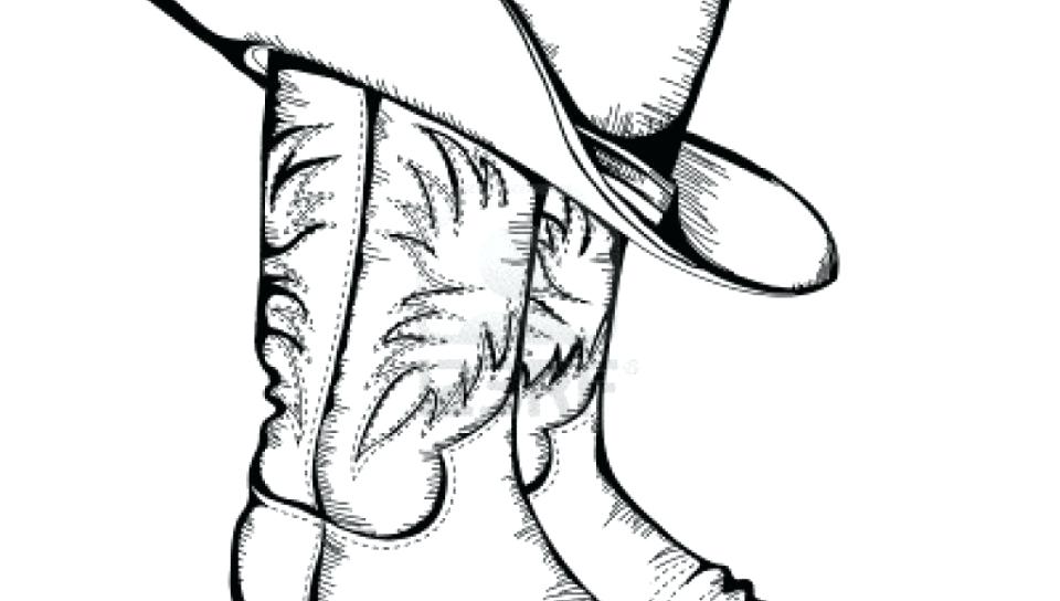 960x544 Cowboy Boot Coloring Page Cowboy Boot Coloring Page Printable