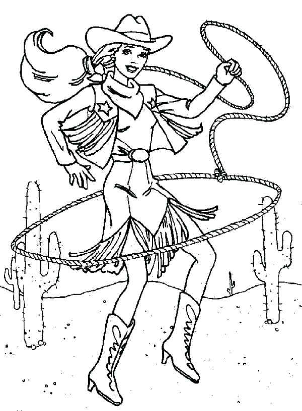 600x818 Cowgirl Coloring Pages Cowgirl Coloring Pages Expert Free Picture
