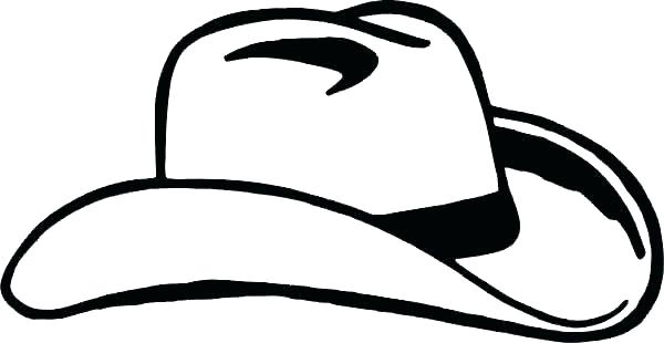 600x310 Cowboy Hat Coloring Page Cowboy Hat Coloring Page Cowboy Hat