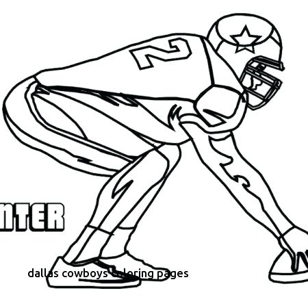 Cowboys Football Coloring Pages
