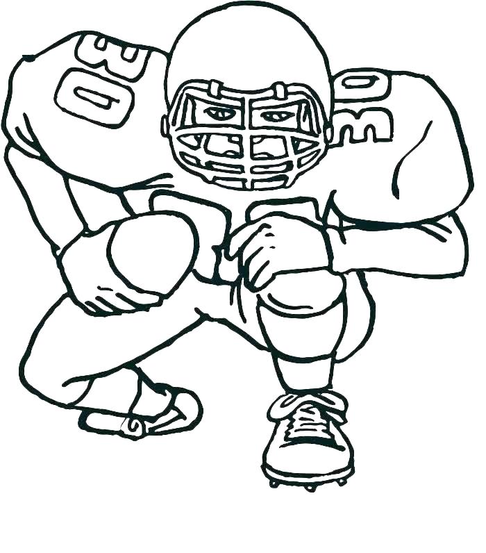 700x796 Football Player Coloring Page Football Player Coloring Pages Best