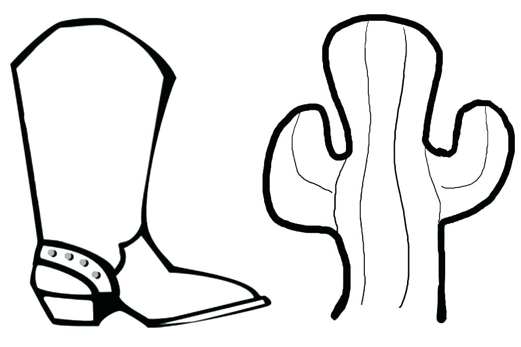 1024x683 Boot Coloring Pages