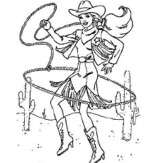 230x230 Top 50 Free Printable Barbie Coloring Pages Online
