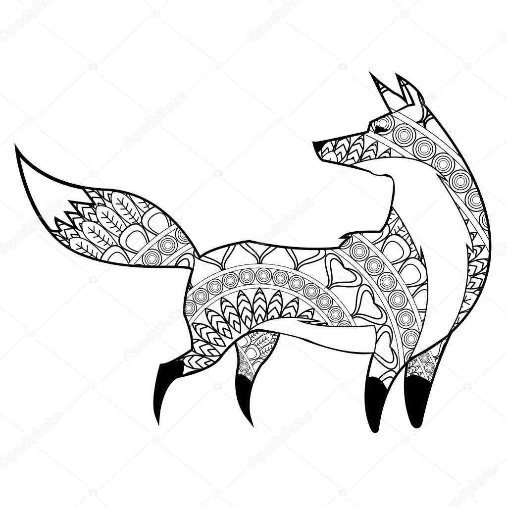 Coyote Coloring Page