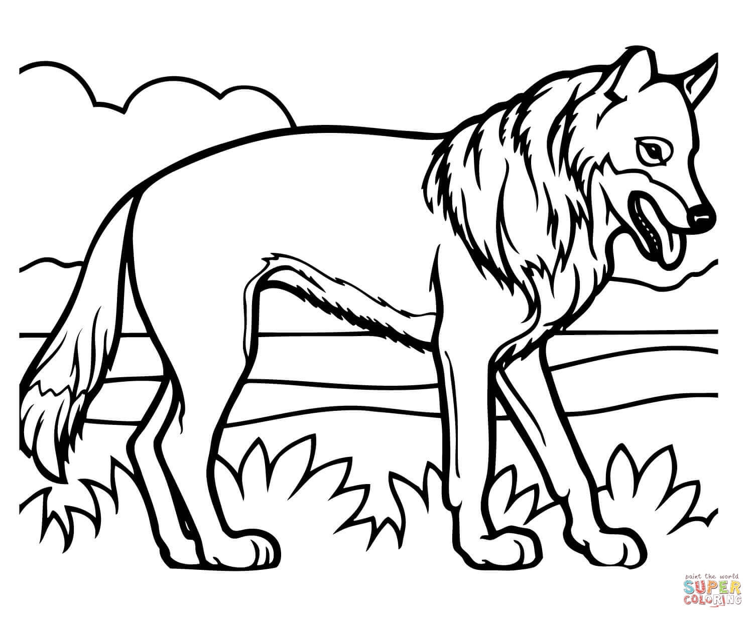 1500x1232 Coyote Animal Coloring Pages Coyote Animal Coloring Pages Coyote