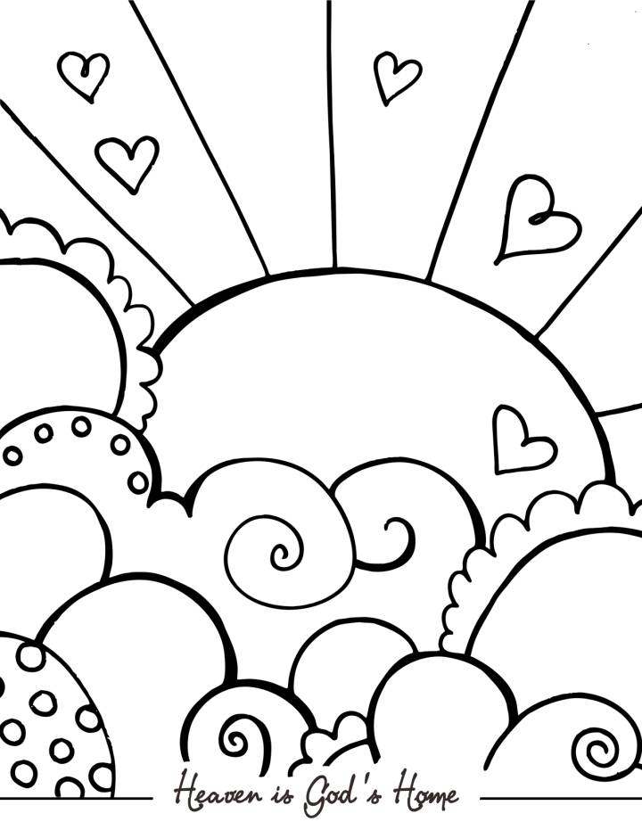 720x931 Eternal Life Coloring Sheet First Aid