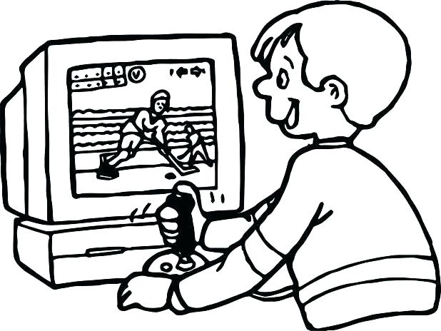 618x464 Computer Parts Coloring Pages