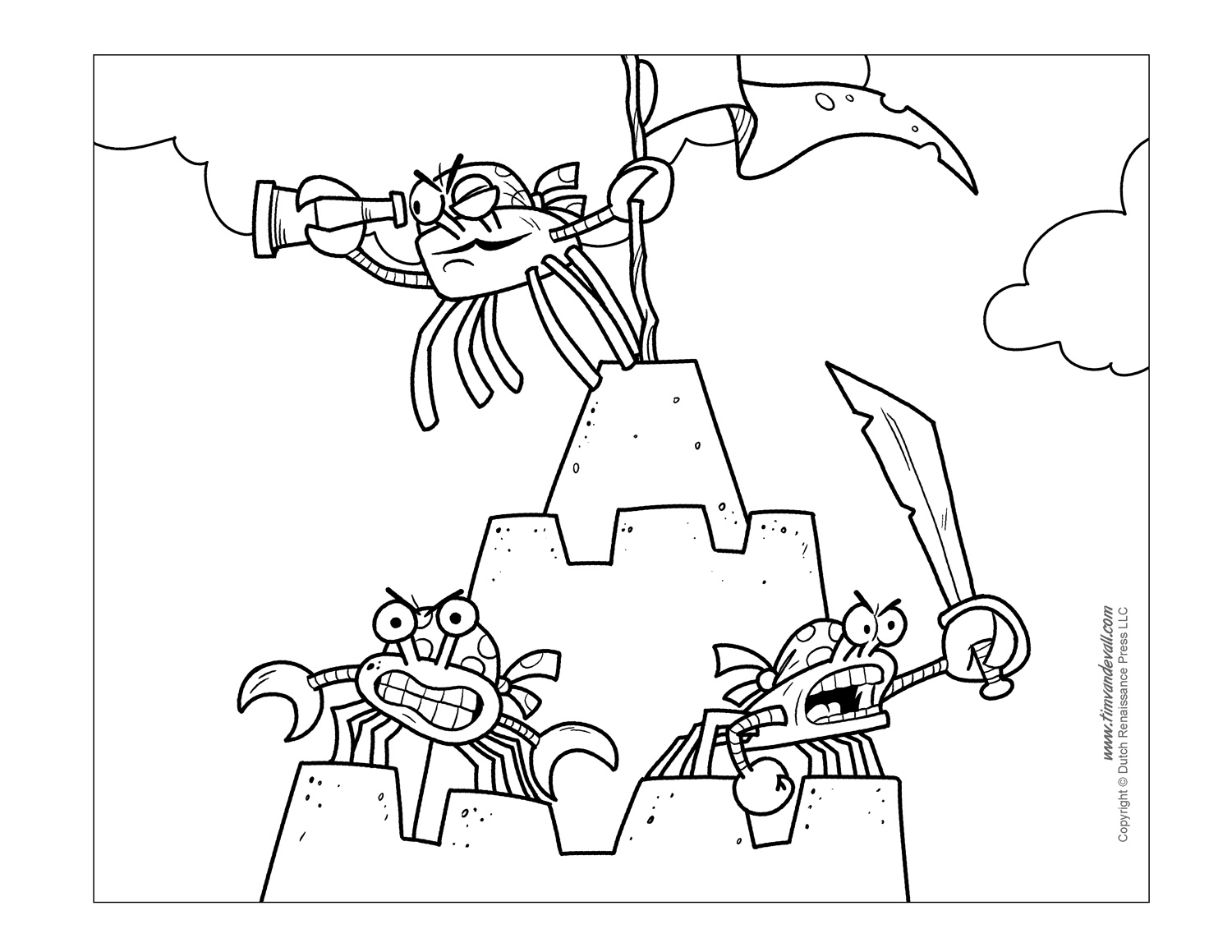 1500x1159 Crab Coloring Pages Page