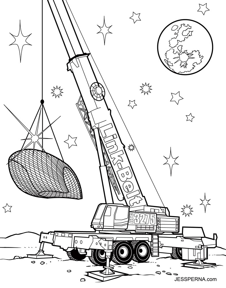 786x1000 Crane Coloring Page Az Coloring Pages Coloring Pages Crane Truck