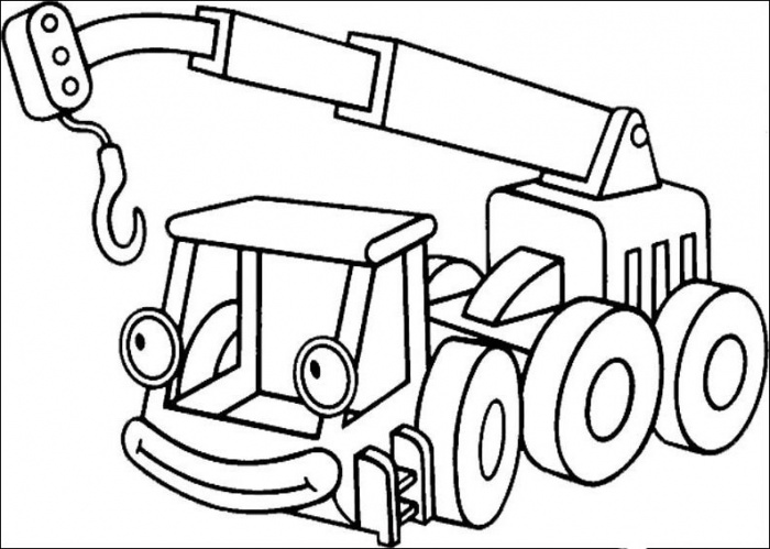 700x499 Bob The Builder Crane Coloring Pages Download Free Printable