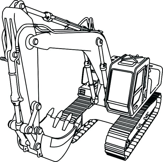 618x615 Construction Truck Coloring Pages Construction Coloring Pages